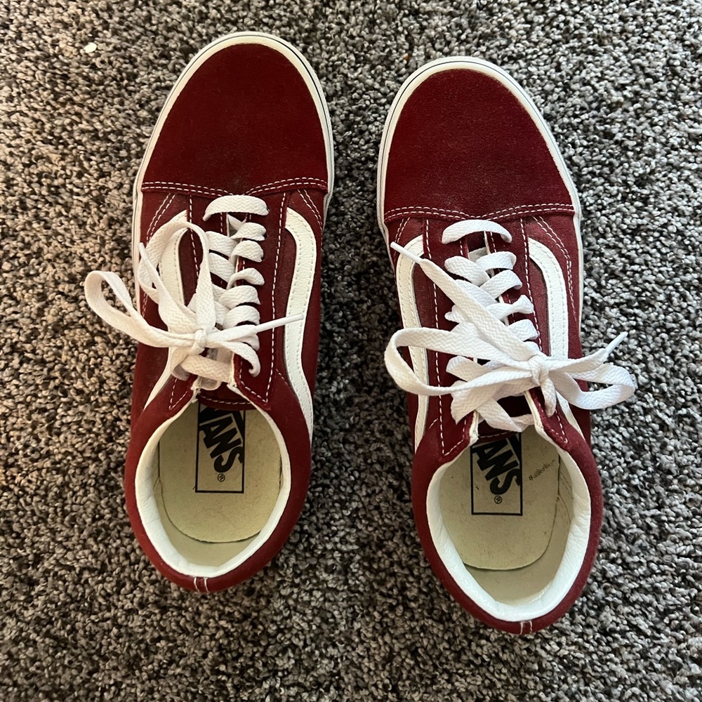 Maroon vans | Size 8